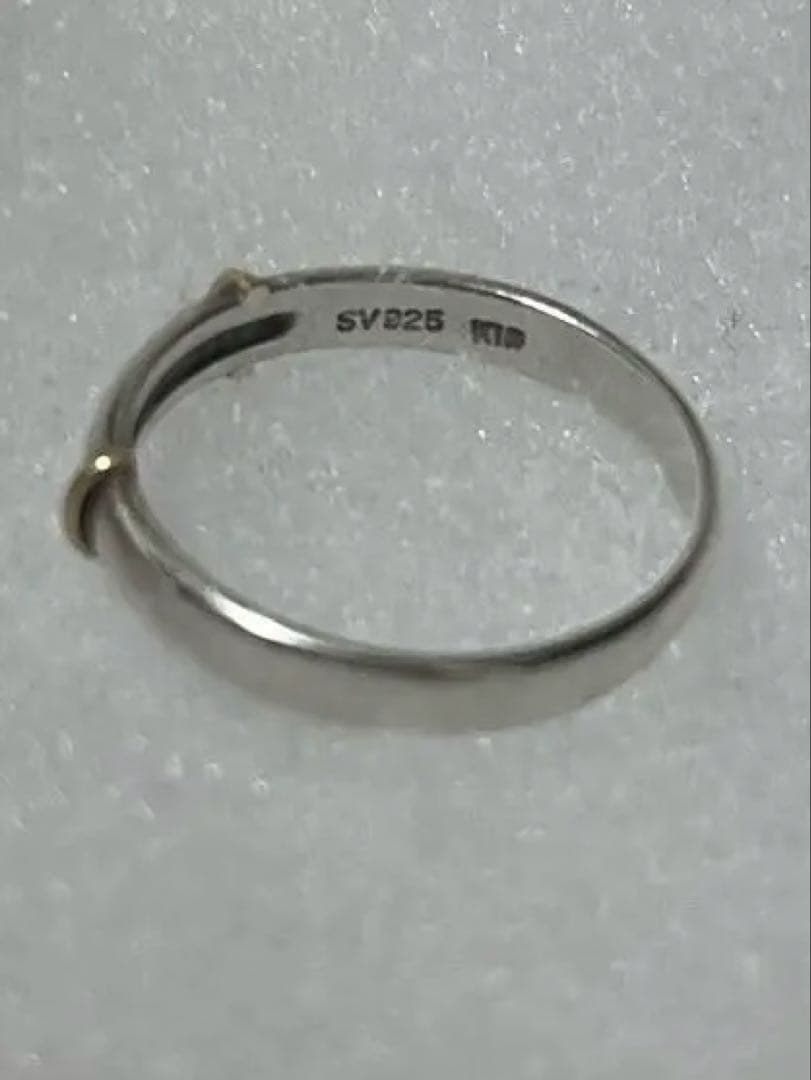 KENZO Silver×18kリング 13号 箱、袋なし