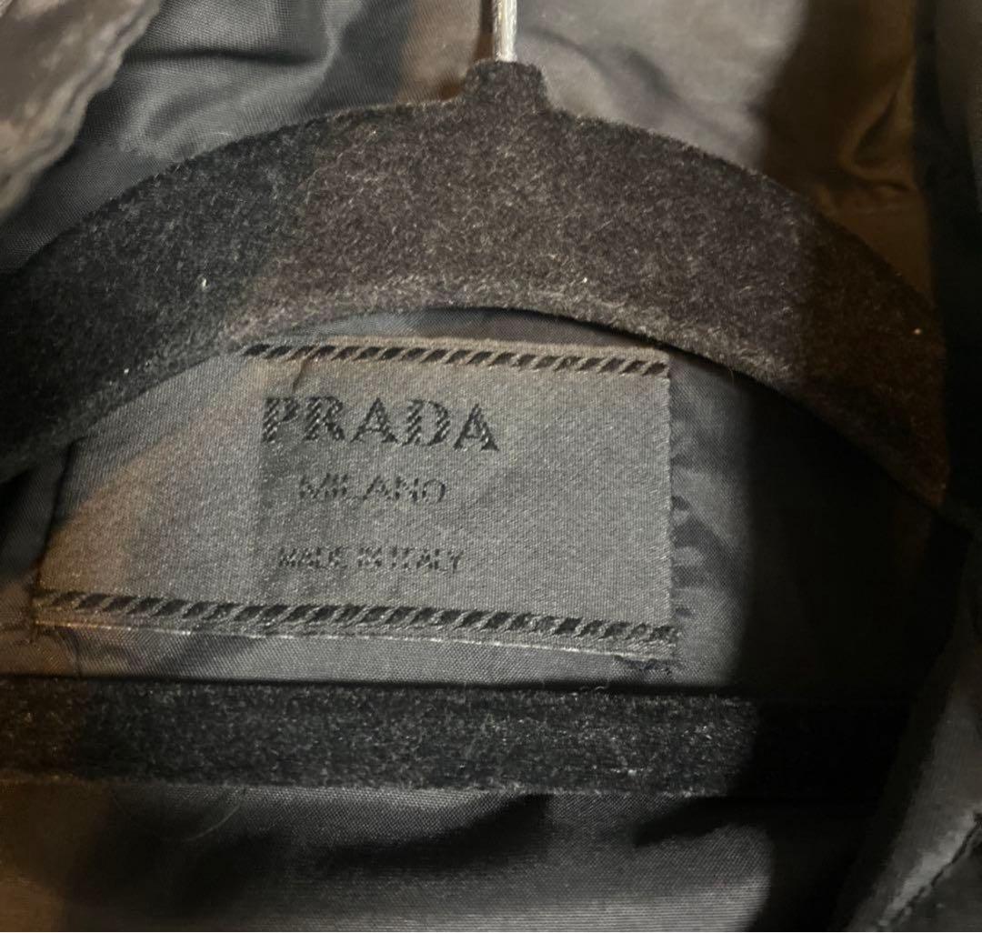 PRADAプラダ 00s ナイロン　レザー　ジャケット archive