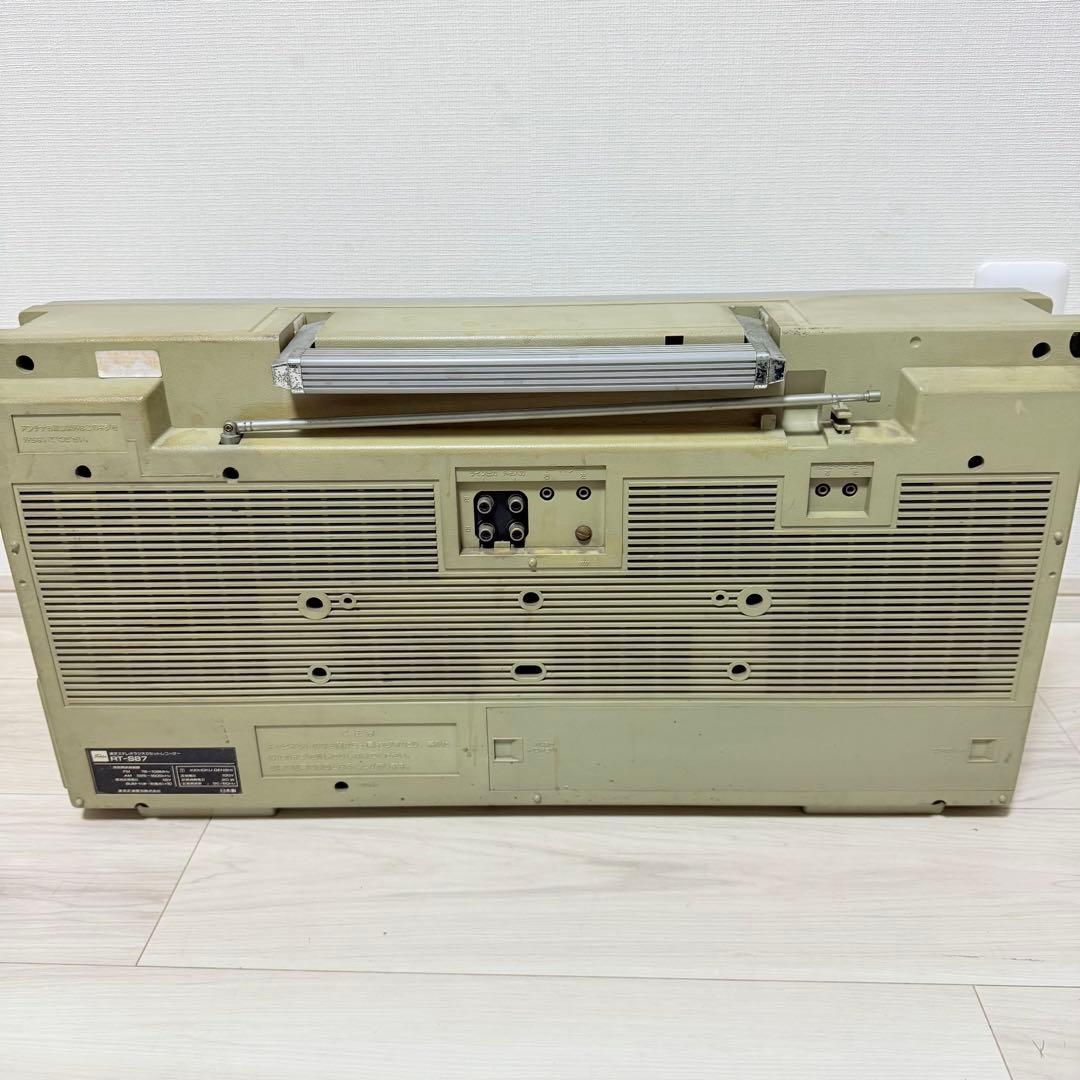 TOSHIBA RT-S87 ラジカセ　昭和レトロ 東芝 BOMBEAT