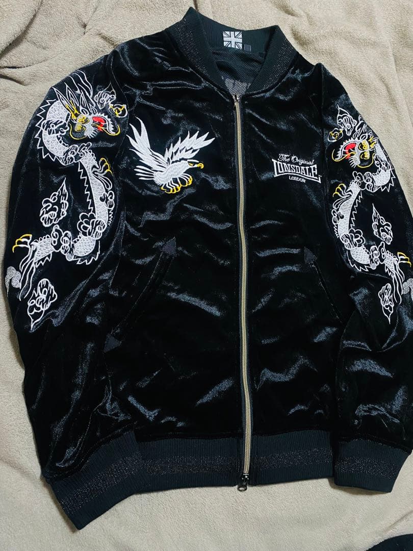 LONSDALE London 限定　日本 スカジャン 別珍龍虎 Unisex