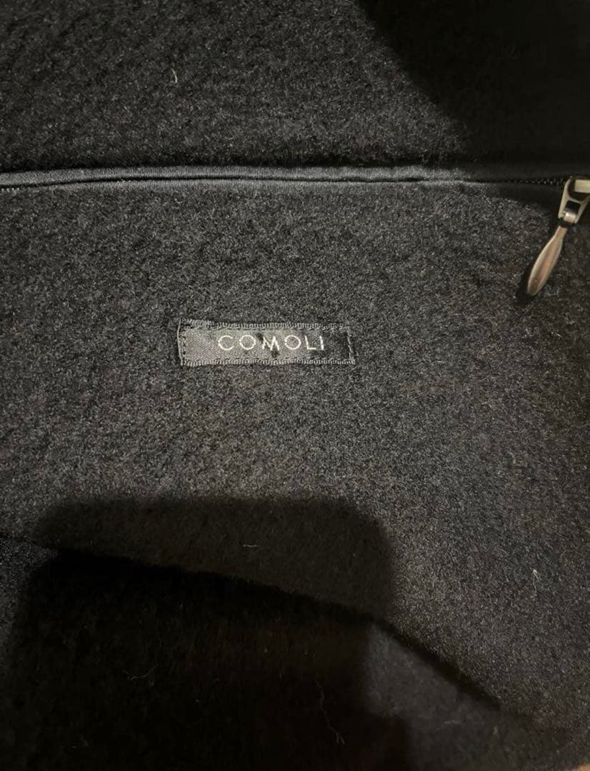 【 COMOLI 】20AW コットンシルクフーデッドコート size 1