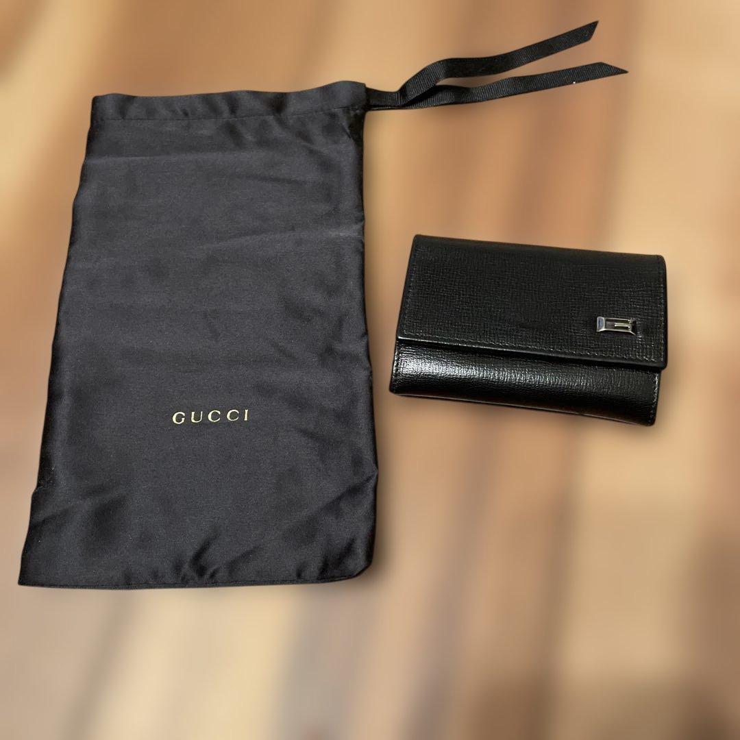 GUCCI ブラック　ケース　小銭入れ　財布