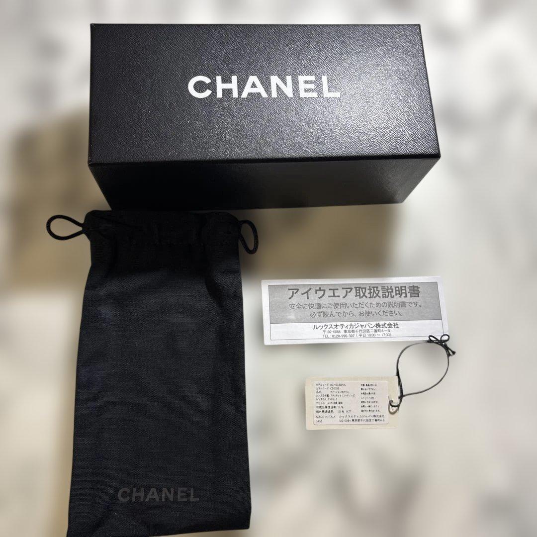 【外箱 ケースつき】CHANEL サングラス パールサングラス ブラック