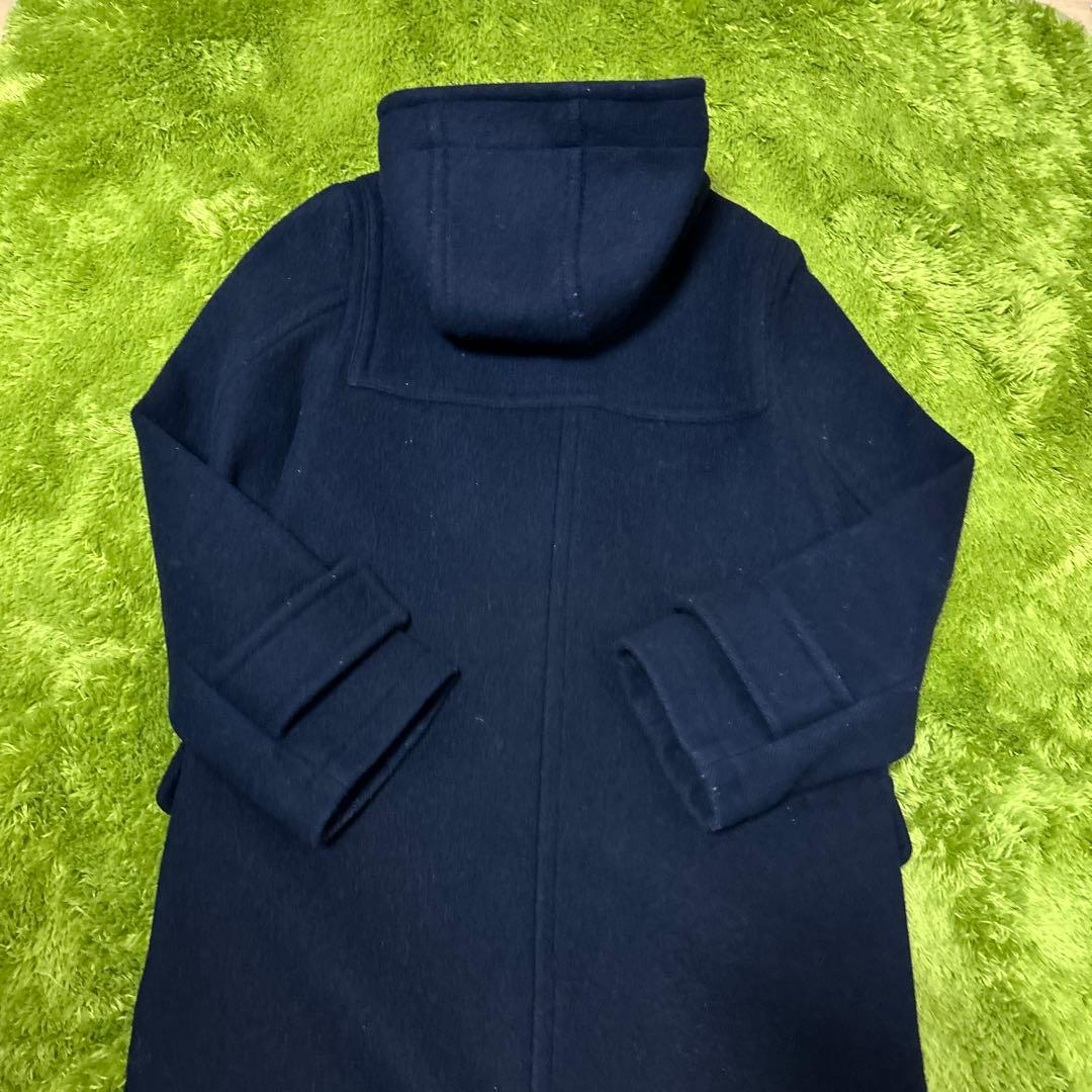ミラオーウェン　ネイビー ロングダッフルコート ウール　size:0