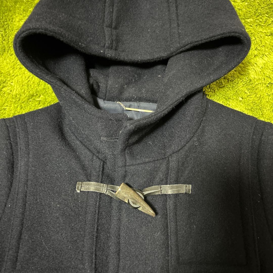 ミラオーウェン　ネイビー ロングダッフルコート ウール　size:0