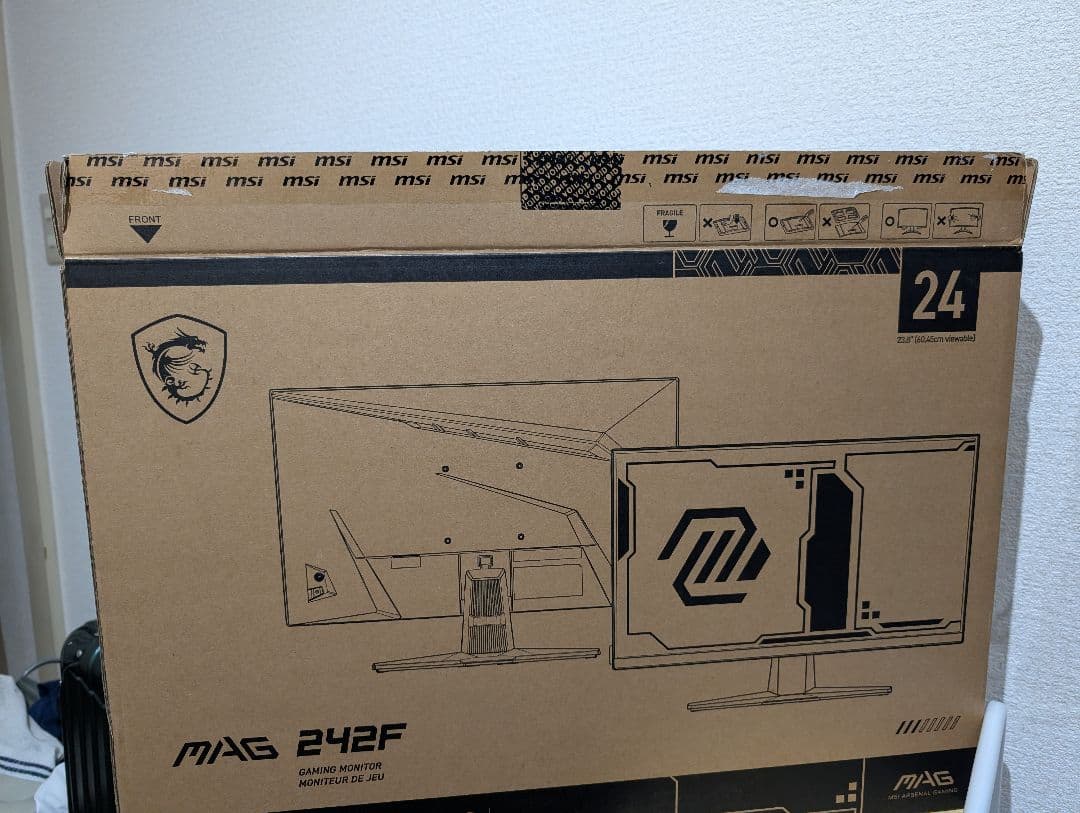 【FHD 200HZ】MSI MAG 242F 24インチ ゲーミングモニター