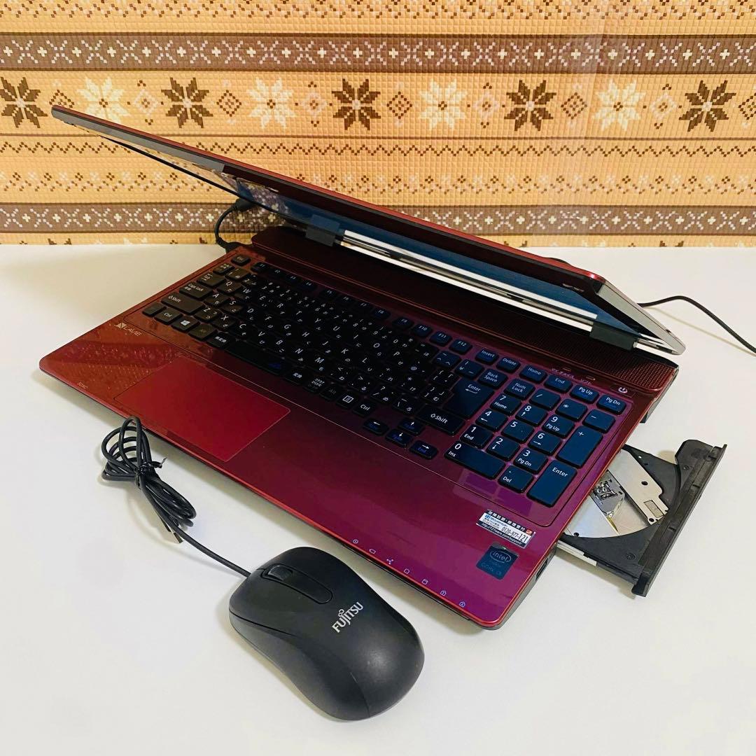 Y910 NECノートパソコンWEBカメラSSD高速Windows11オフィス付