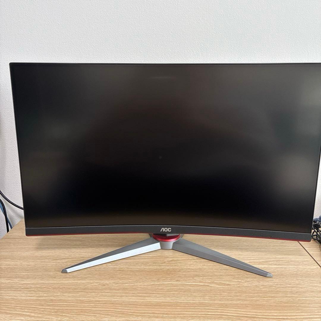 AOC C27G2X/11 27インチ ゲーミングモニター 湾曲 165hz