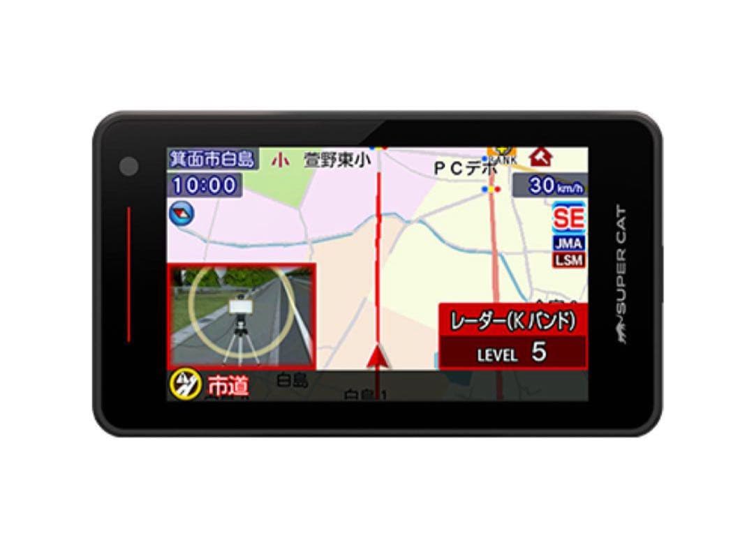 ユピテル　SUPER CAT レーザー＆レーダー探知機 ZK2000