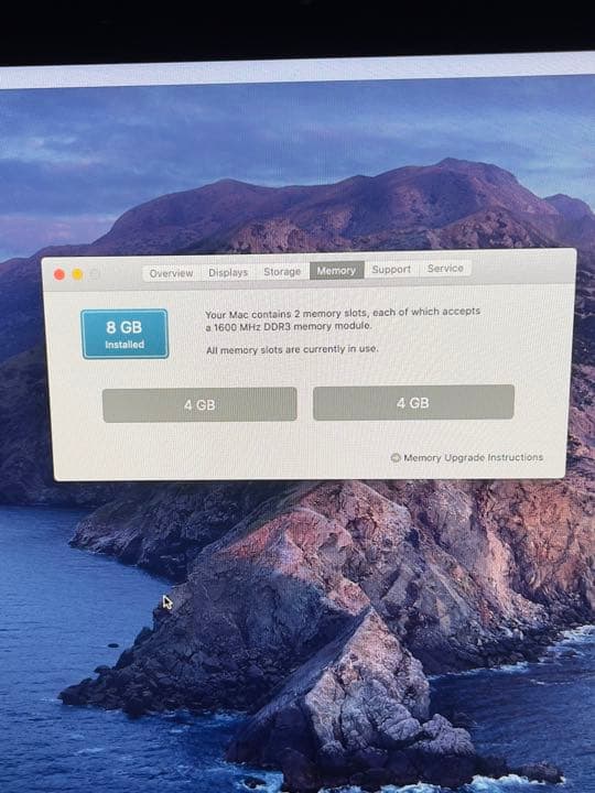 Macデスクトップ iMac 21.5 i5 8GB 1TB HHD Late 2012