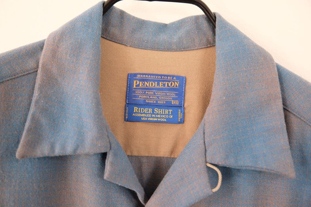 Pendleton Rider Shirt 青系ネルシャツ