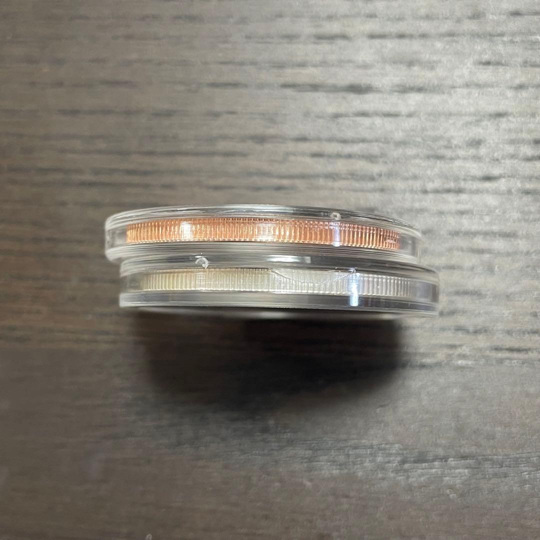 アステカ暦　1オンス銀貨 1オンス銅貨　2枚