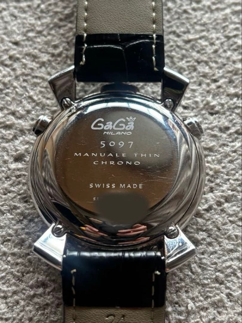 ガガミラノ　5097 クロノグラフ　ブラウン