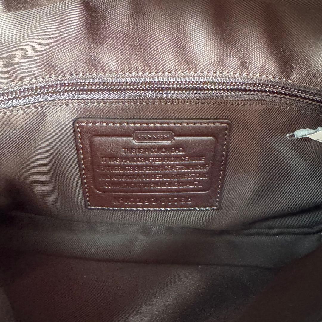 未使用　タグ付き　コーチ　COACH ブラウン　ボディーバッグ
