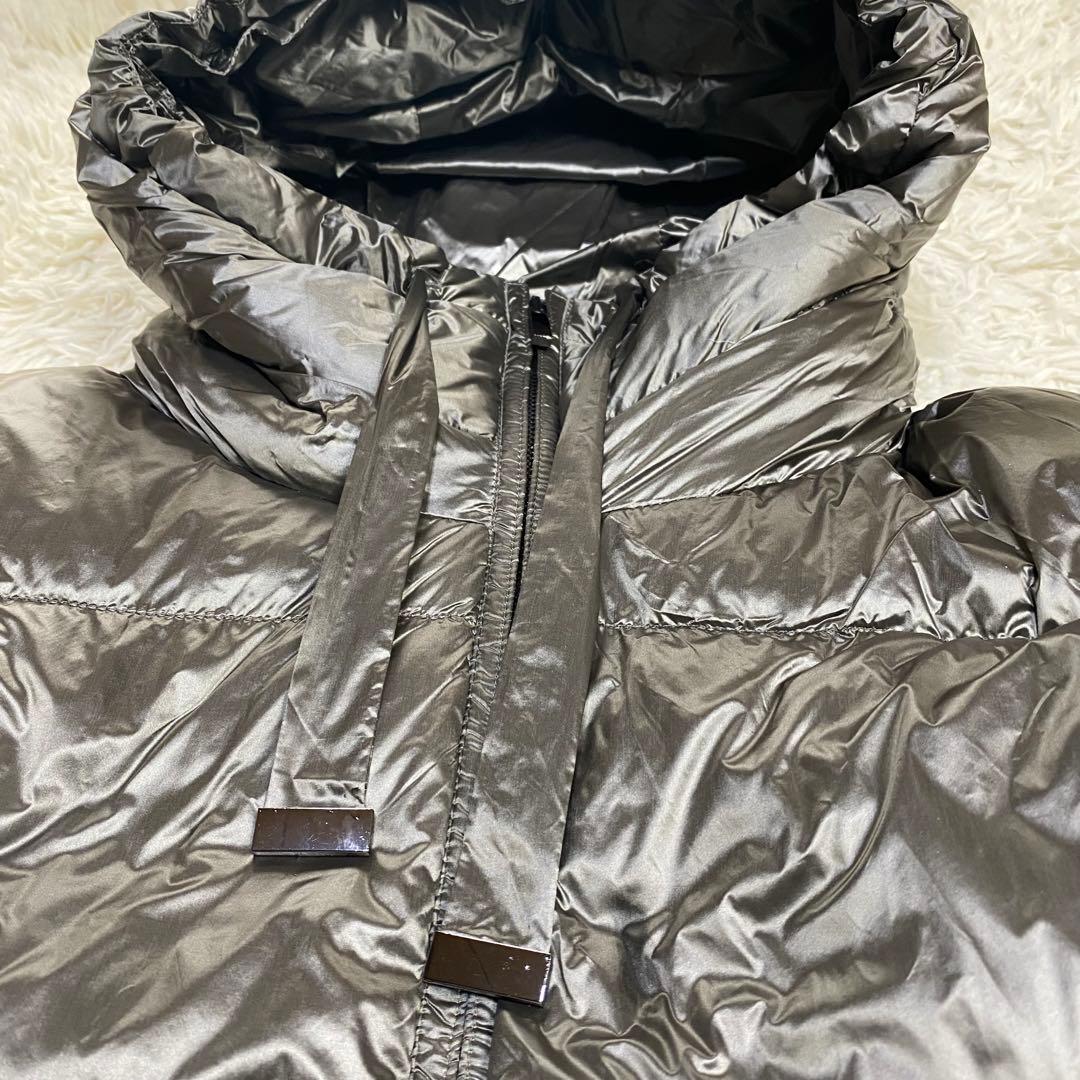 マックスマーラキューブ シベリアダウンジャケット 軽量 グレー L