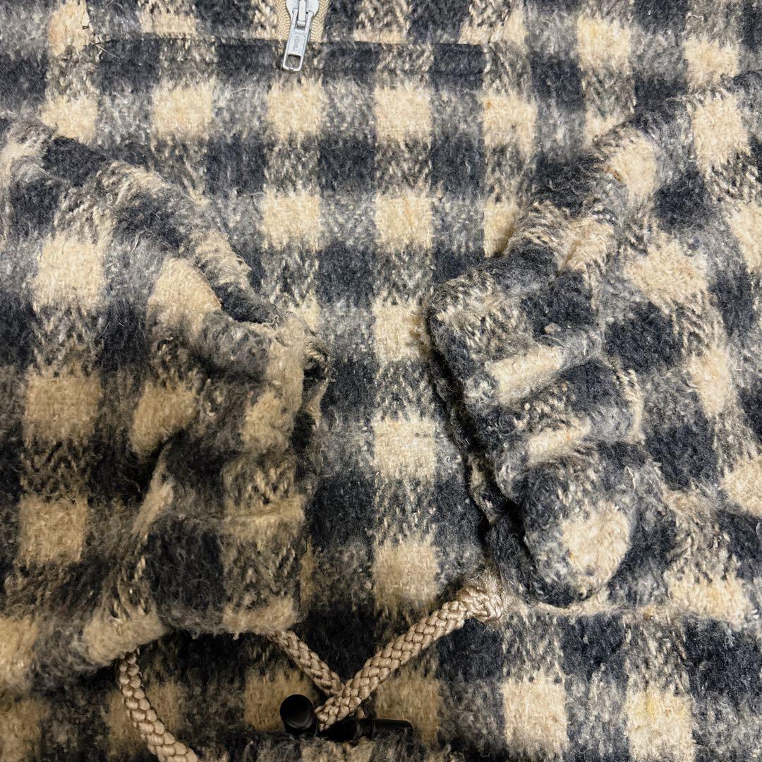 EARTH RAGZ チェック ジャケット ハーフジップ　XL アメカジ