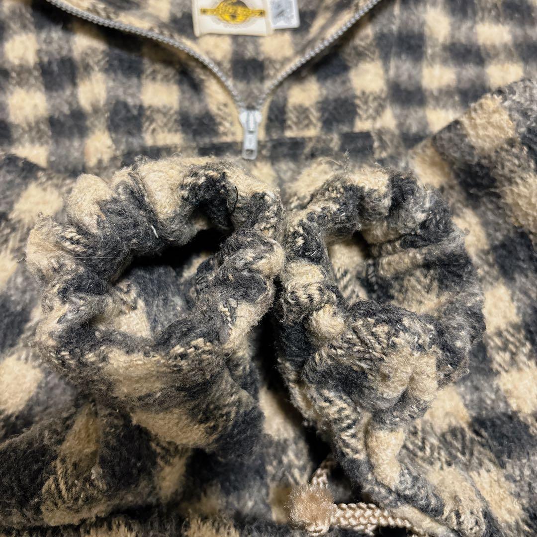 EARTH RAGZ チェック ジャケット ハーフジップ　XL アメカジ