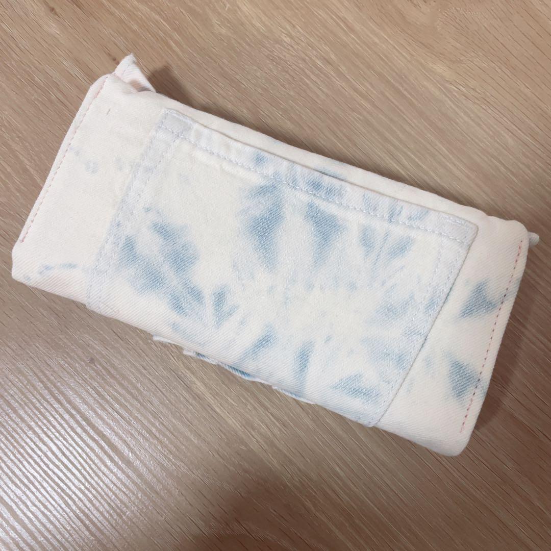 デニム リメイク フリル ウォレット