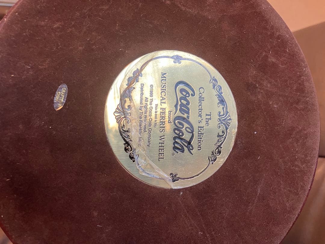 1999年　Coca-Cola franklinmint 回転観覧車　オルゴール