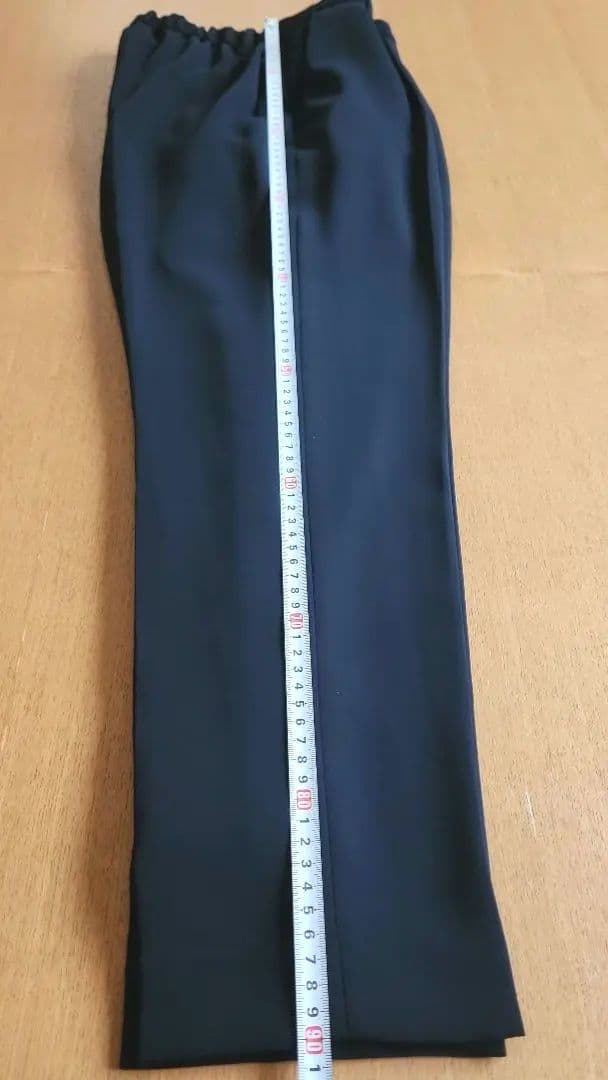 INDIVI インディヴィパンツスーツ ネイビー ノーカラー 38サイズ