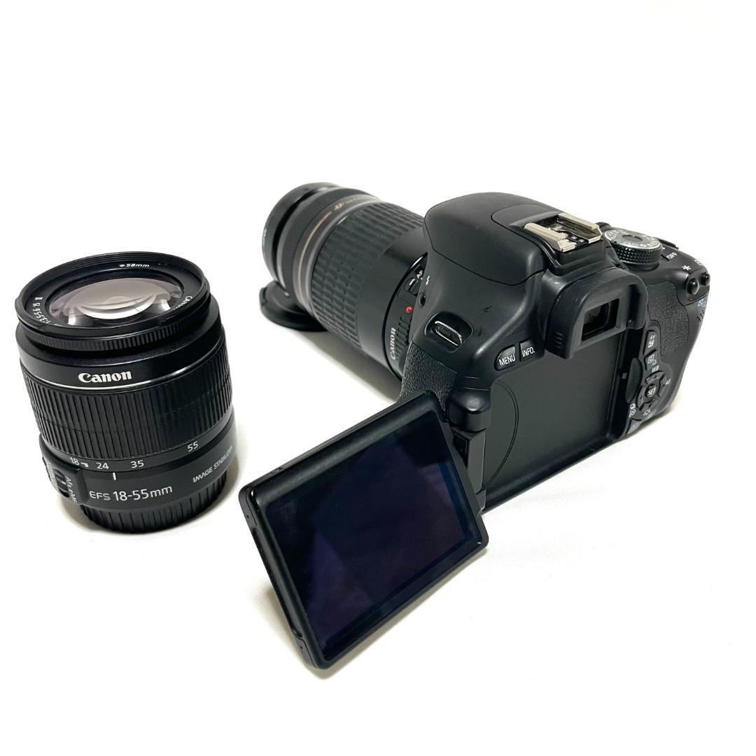 これ一式で本格撮影OK❣️ Canon EOS Kiss X5 超望遠 Wレンズ