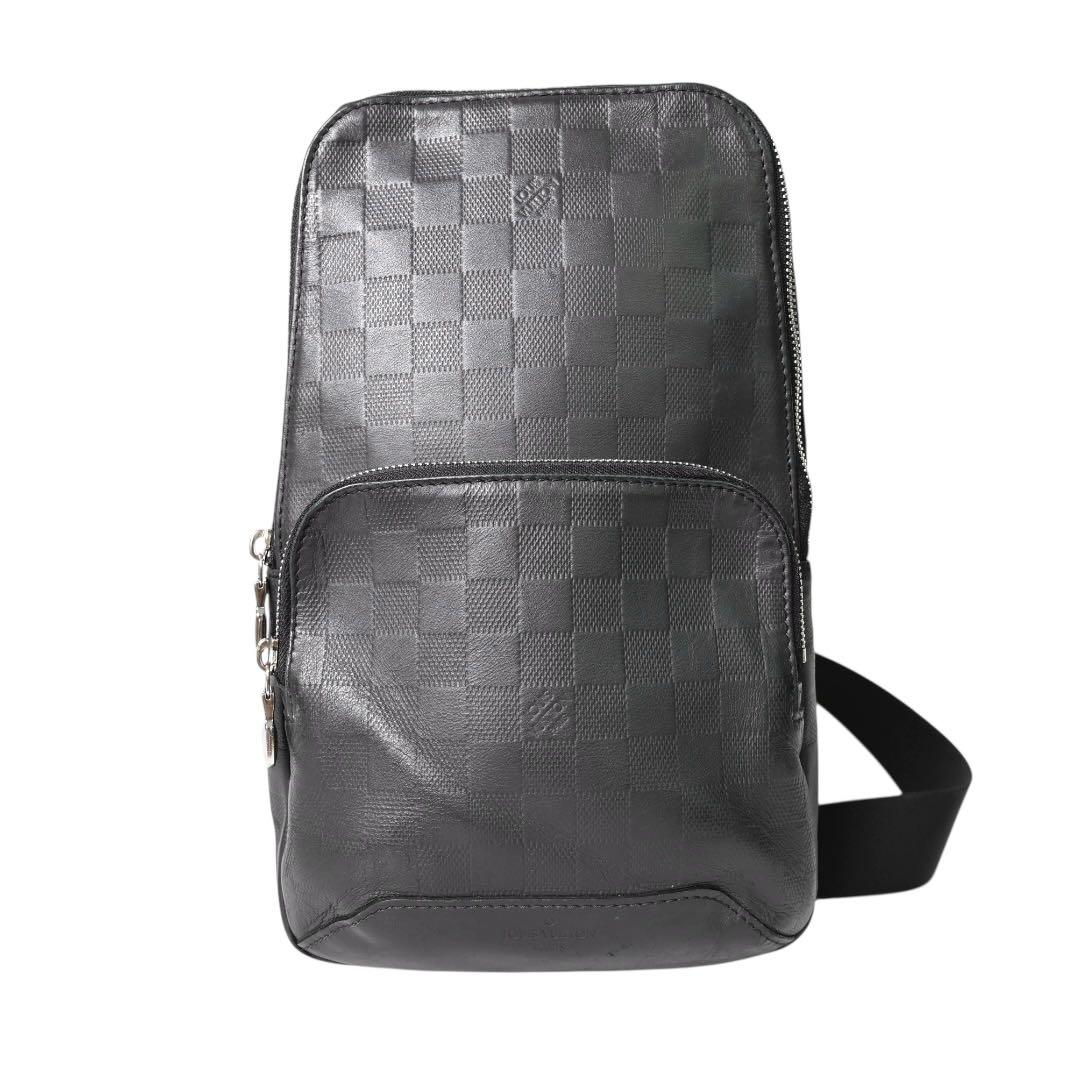 【美品】ルイヴィトン ダミエ ブラック ボディバッグ　スリング　ショルダーバッグ