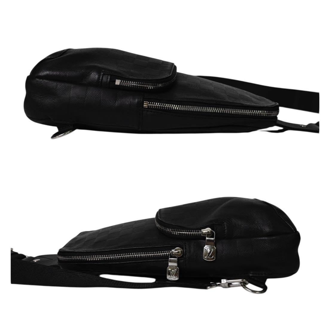 【美品】ルイヴィトン ダミエ ブラック ボディバッグ　スリング　ショルダーバッグ