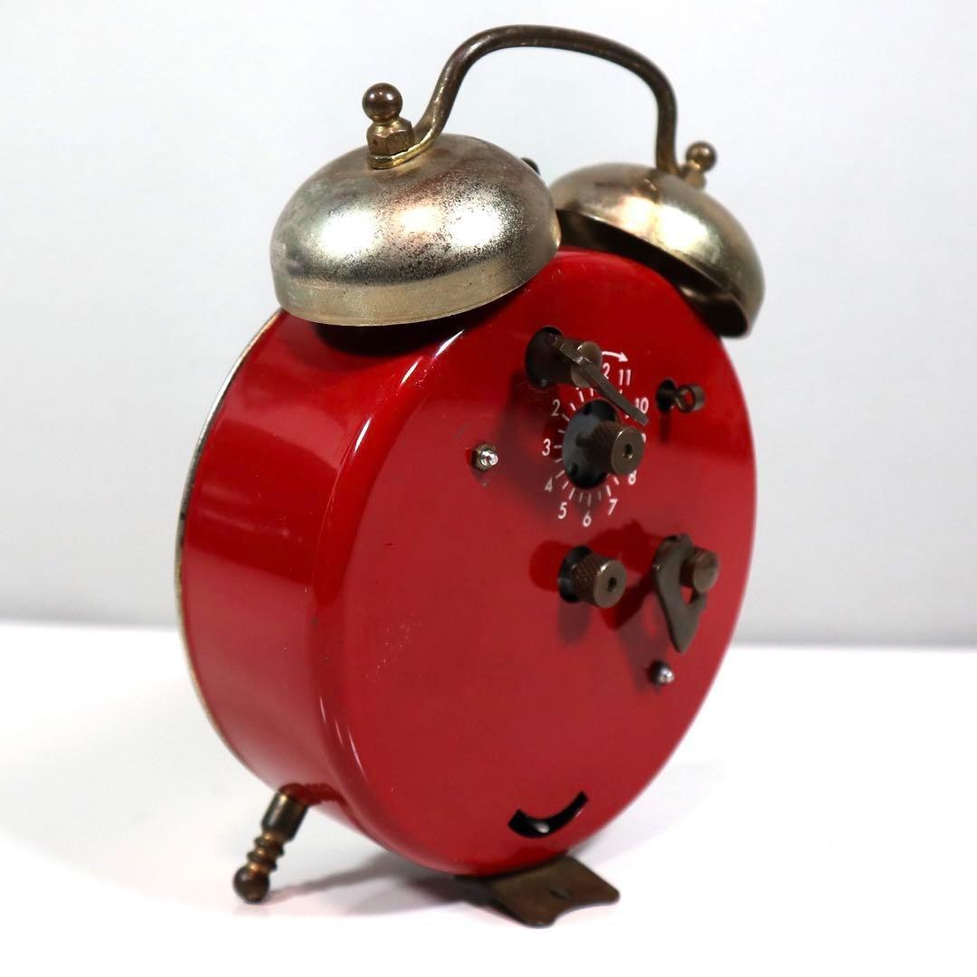 【動作OK】BRADLEYその② 1960～70年ミッキー ゼンマイ目覚まし時計