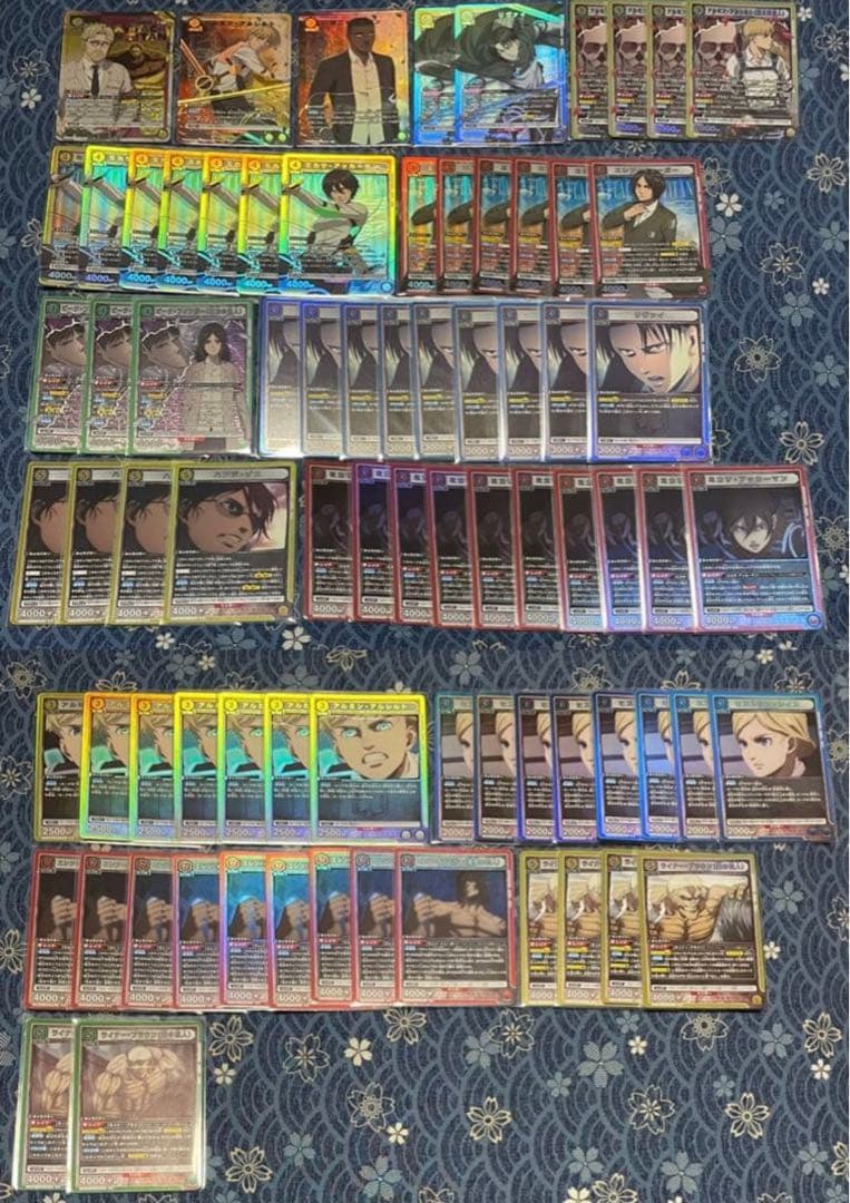 ユニオンアリーナ 進撃の巨人 R R★ SR SR★ U★