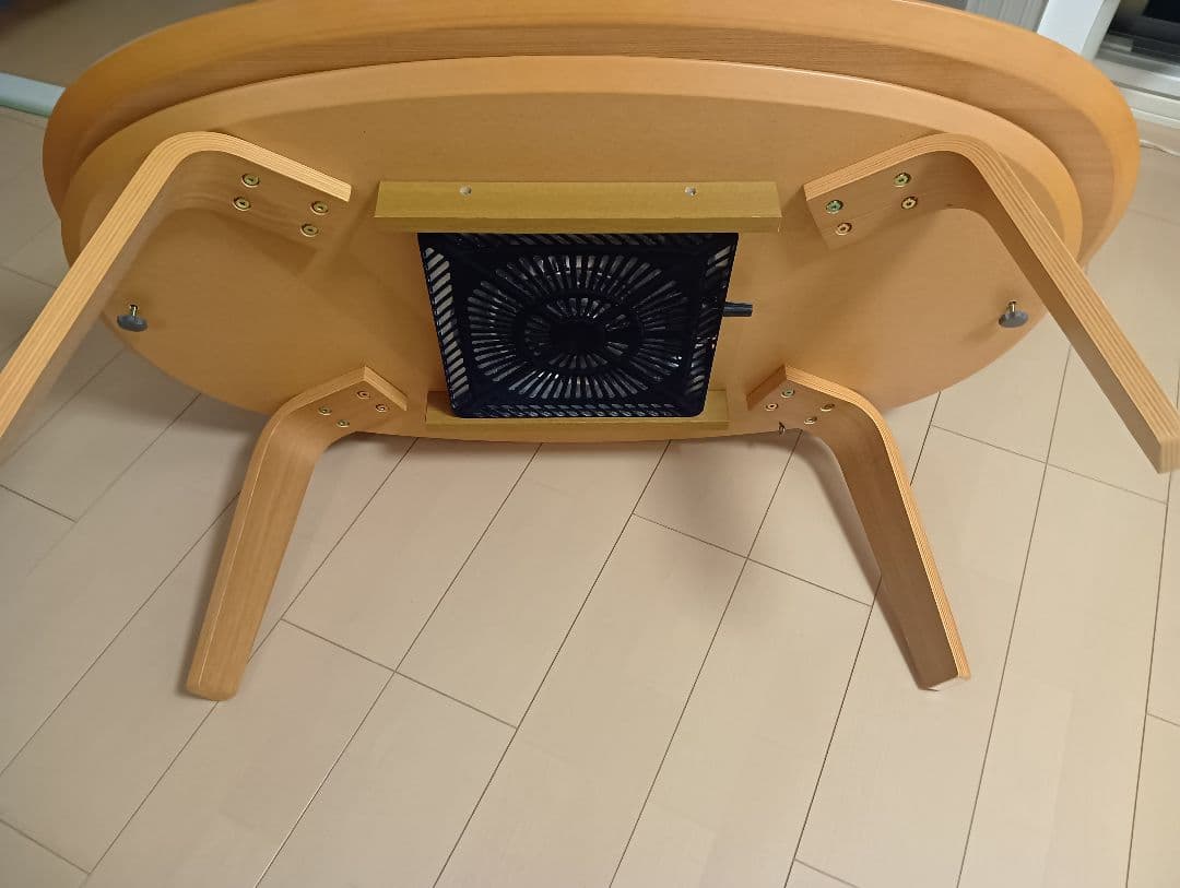 無印良品　楕円形コタツ　美品　おまけコタツ掛け布団