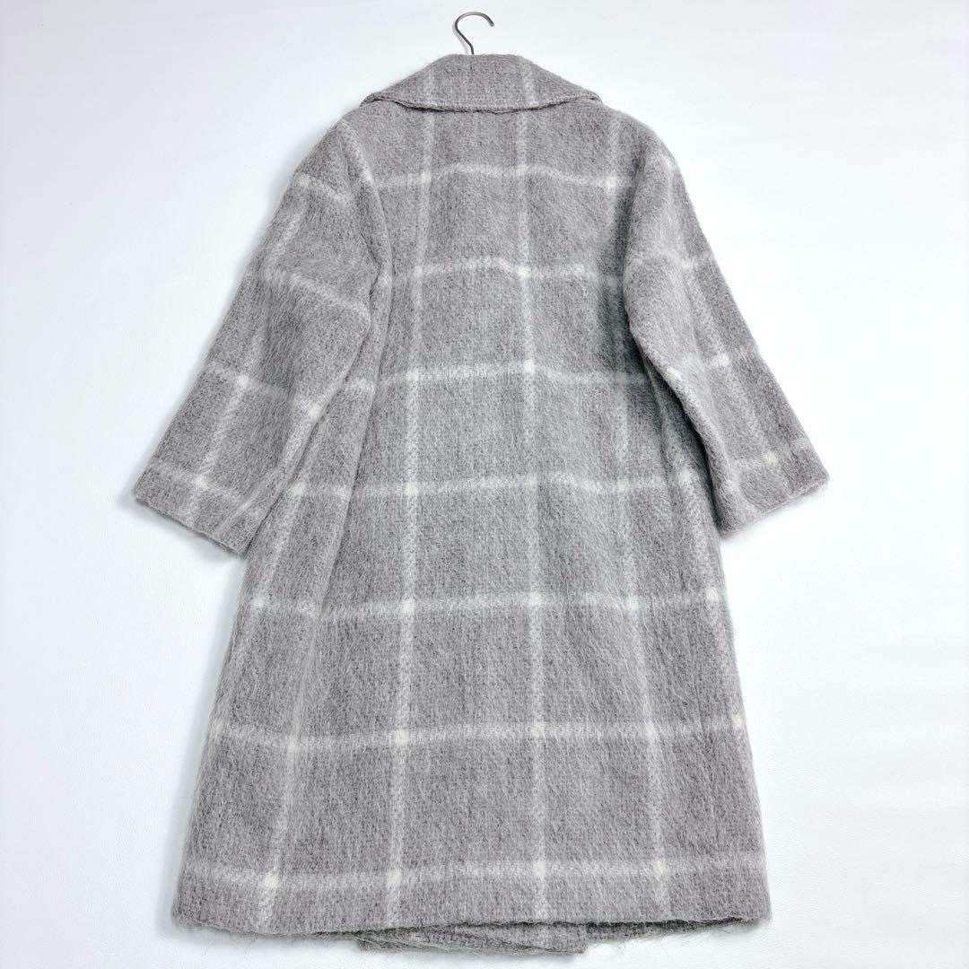 未使用級✨23区 MANTECO シャギーチェック コート チェスターコート