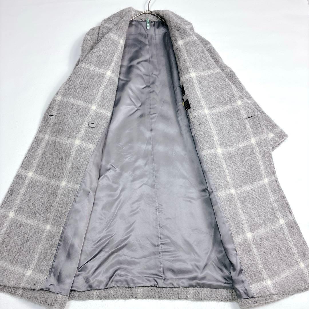 未使用級✨23区 MANTECO シャギーチェック コート チェスターコート