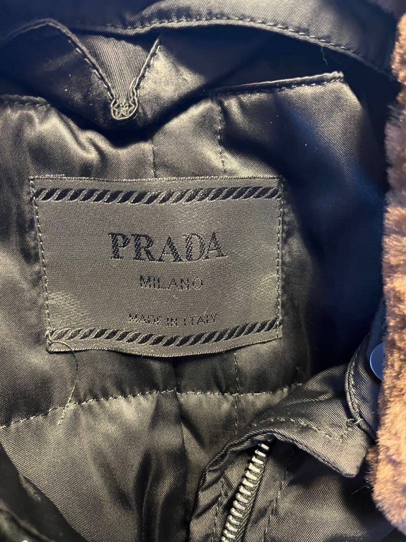 PRADA ミリタリージャケット ブラック