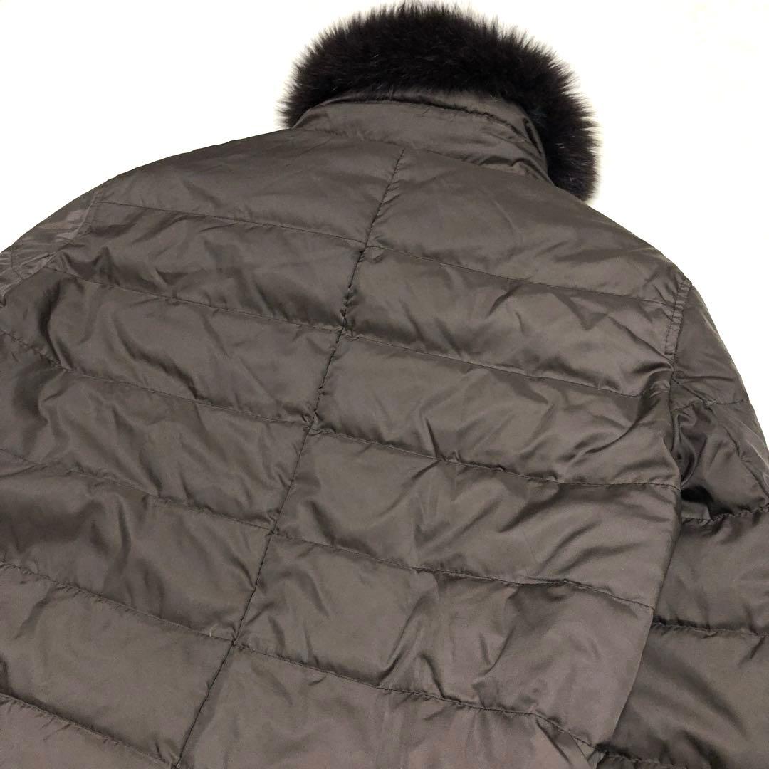 未使用級　エスマックスマーラ　ダウンジャケット　リバーシブル　ダークモカ✨