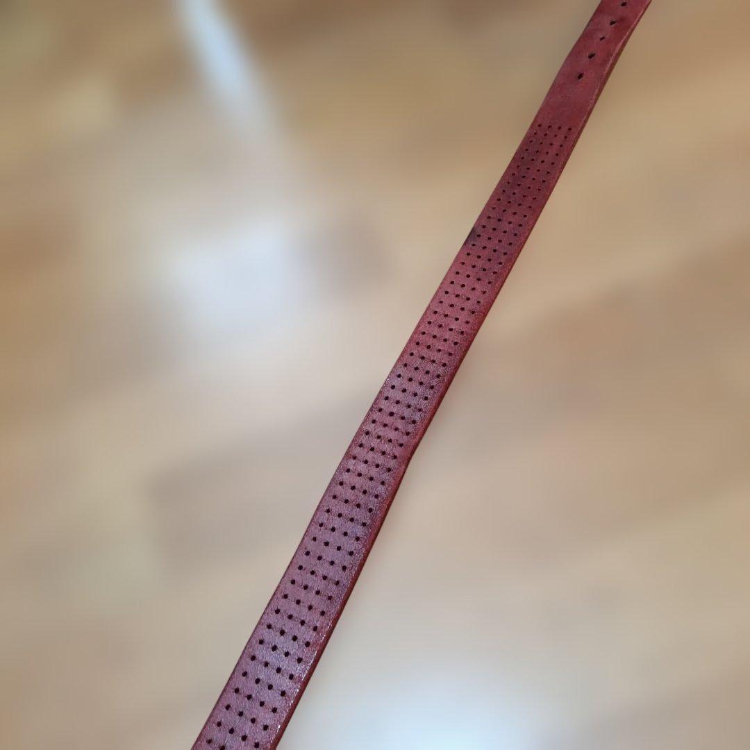 VINTAGE WORKS レザー ベルト レッド