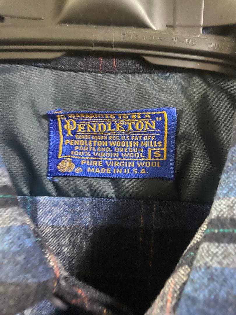 高配色70s Pendleton ペンドルトン ボードシャツ ブルー