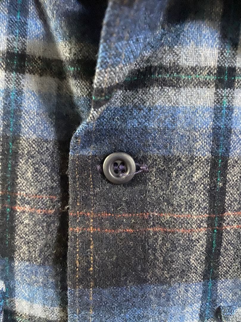 高配色70s Pendleton ペンドルトン ボードシャツ ブルー