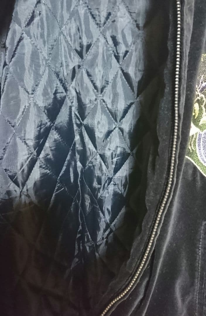 別珍 風神 雷神 龍 スカジャン ベロア ベルベット