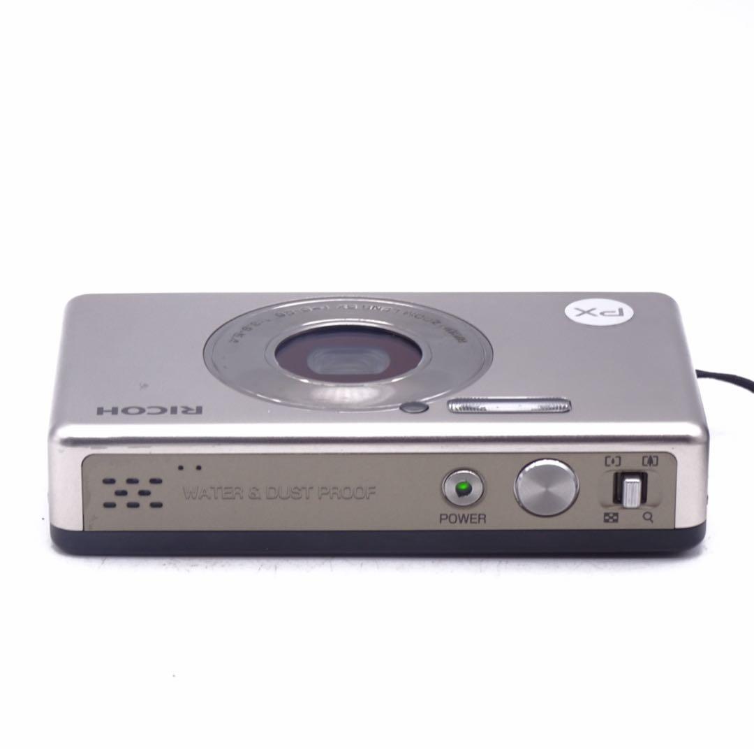 【動作確認済】 RICOH PX コンパクトデジタルカメラ シルバー