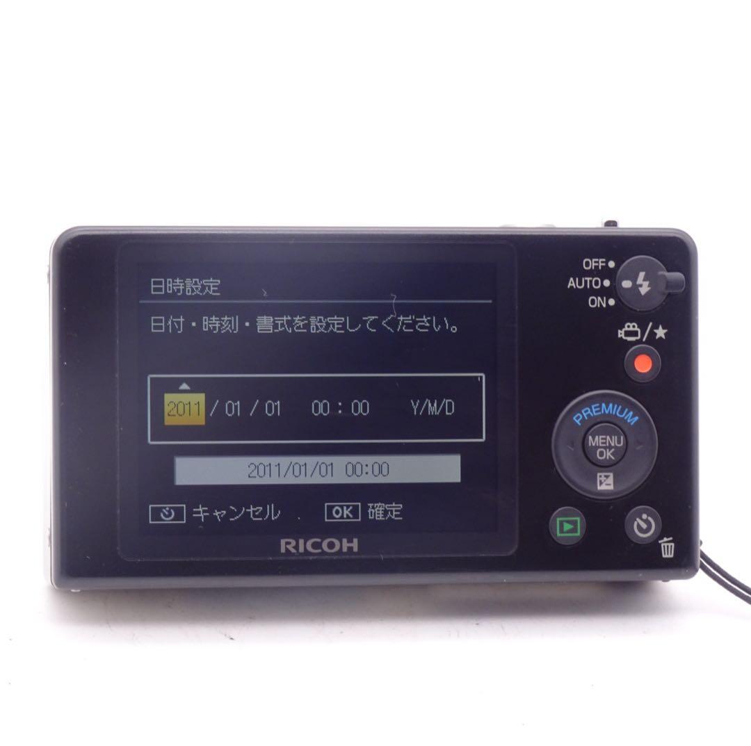 【動作確認済】 RICOH PX コンパクトデジタルカメラ シルバー