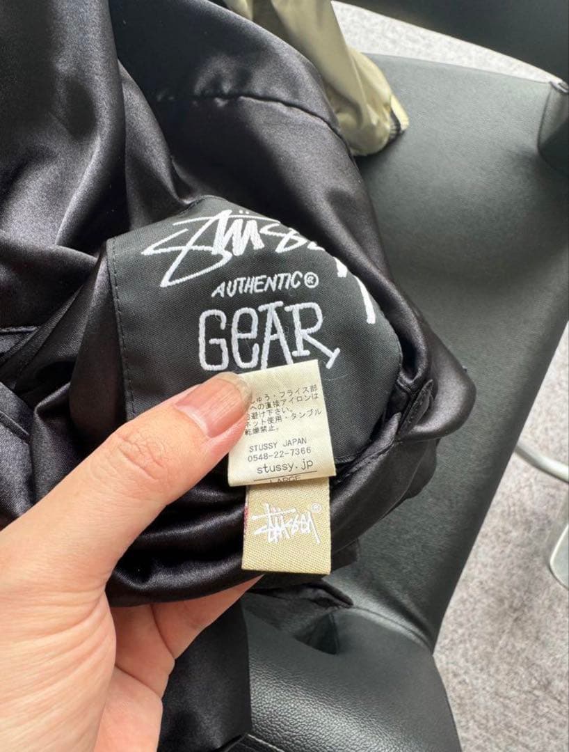 希少 stussy スカル&スネーク スカジャン スタジャン 00s L