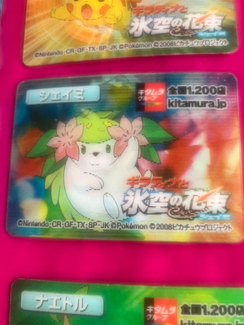 ポケモン 3Dモーションカード 2008年 氷空の花束 9枚セット　新品未開封