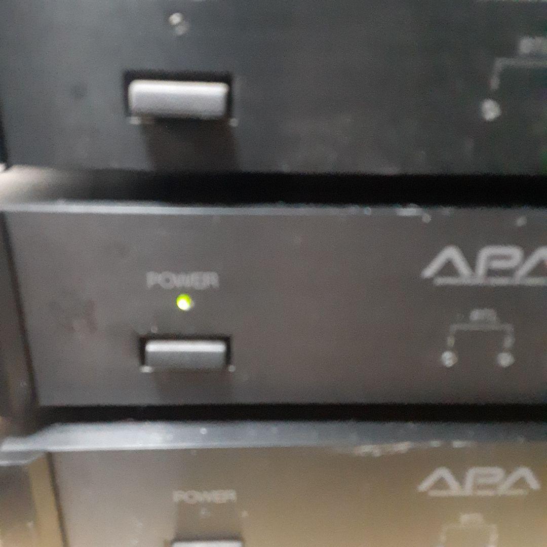 専用です！APA パワーアンプ 2個セット　ジャンク