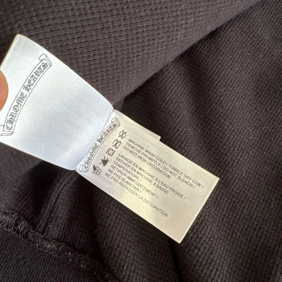 クロムハーツ サーマルフローラルクロス ホースシュー ジップアップフーディ S