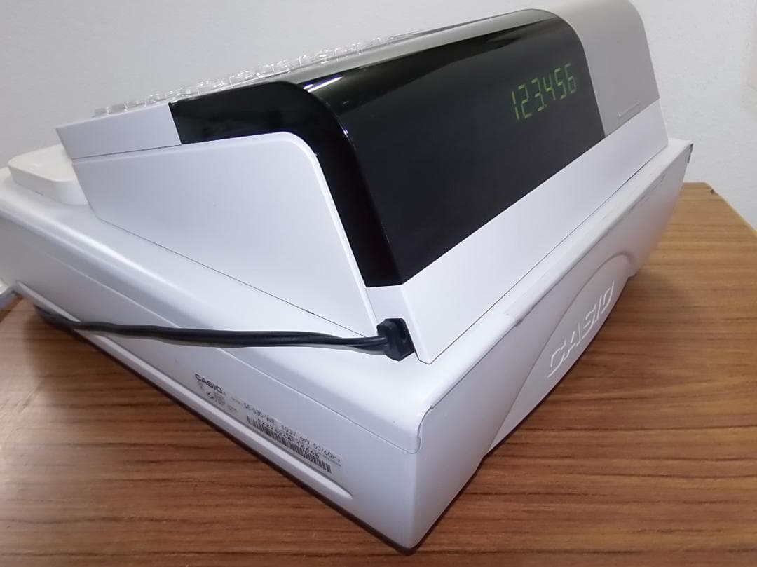 CASIO SE-S30-WE 8部門 軽減税率対応 レジスター 250810
