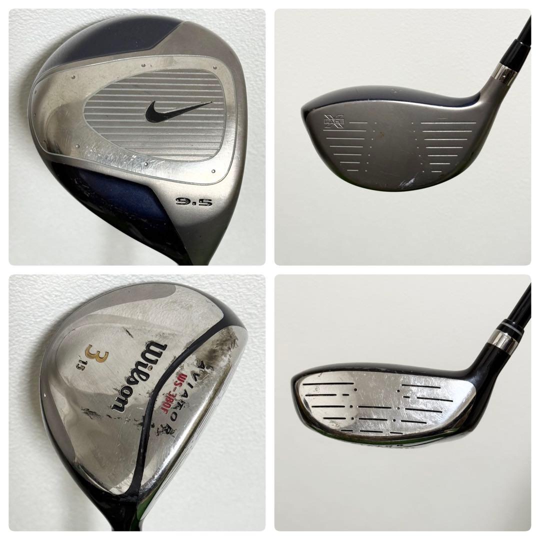 ナイキ ウィルソン 初心者 メンズ ゴルフクラブセット フルセット 一式 セット