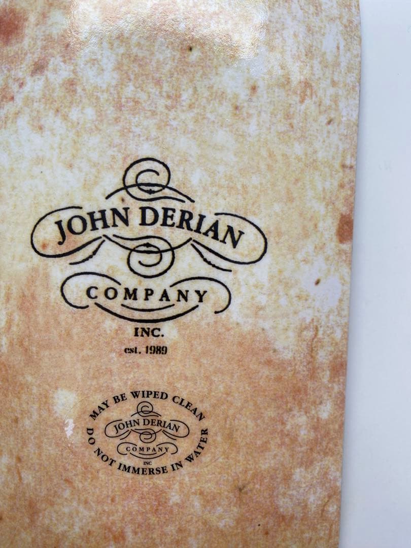 ジョンデリアン　JOHN DERIAN プレート