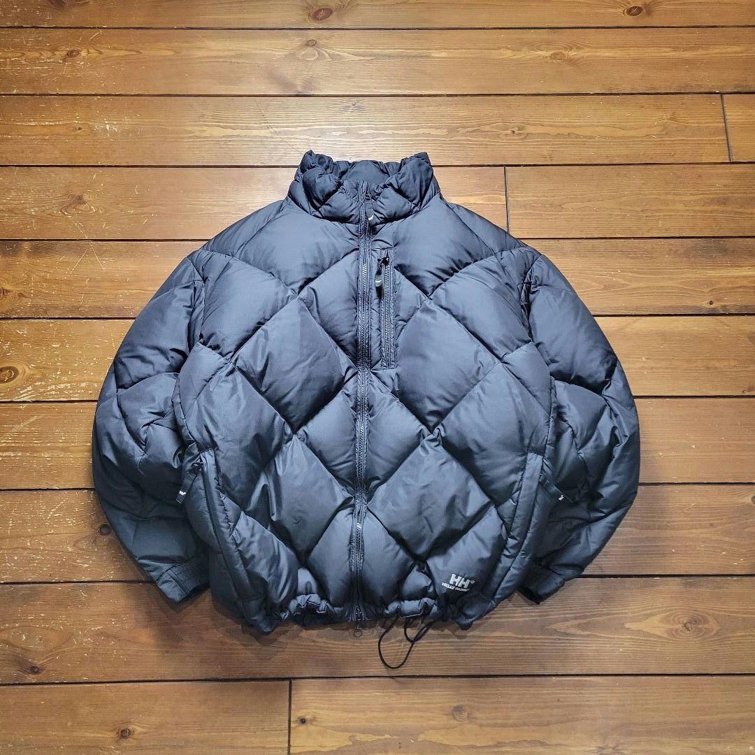 【今季注目】ヘリーハンセン キルティング ダウンジャケット ドローコード 短丈