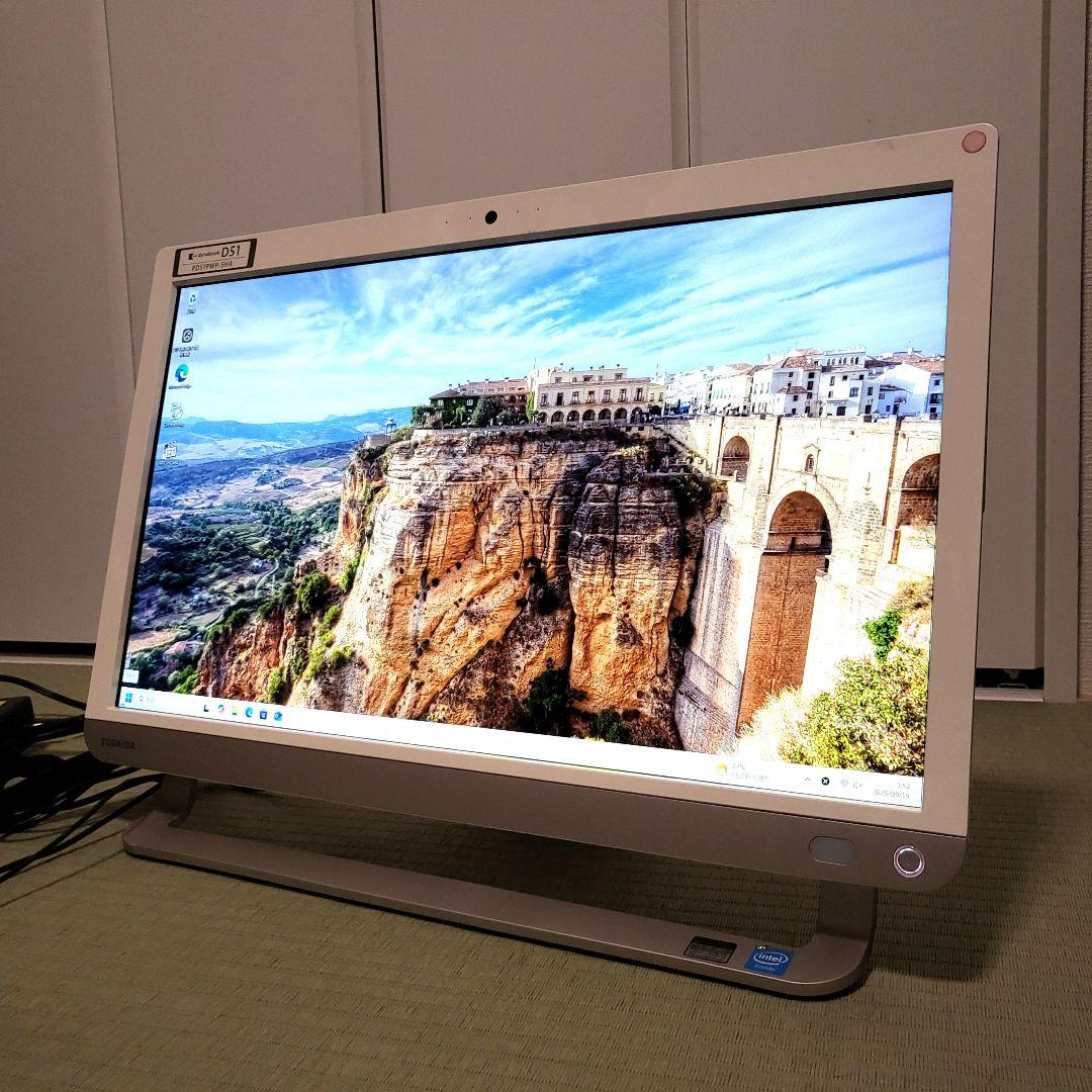 一体型PC Win11 Office2024 SSD128GB モニタ機能付き