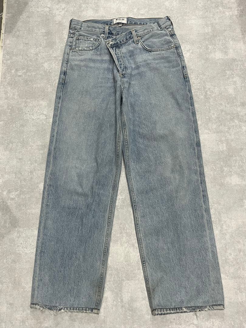 AGOLDE デニム　CRISS CROSS アメリカ製　ラップ